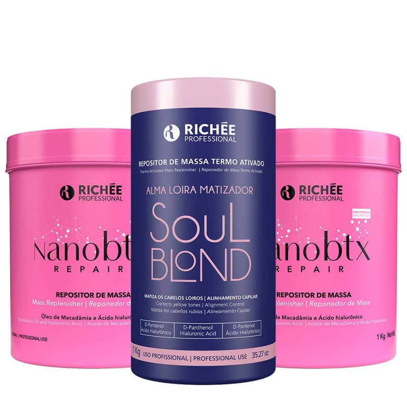 Richée Kit 2 Nanobtx + Soul Blond (3x1Kg)