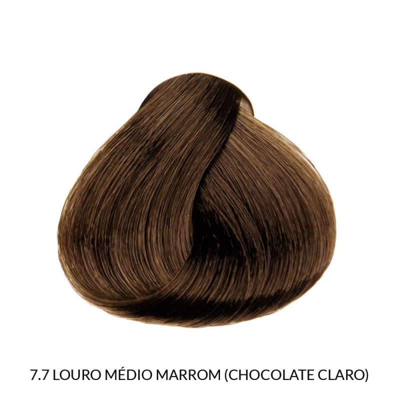 Richée Prismcolor Coloração 7/7 Louro Médio Marrom (Chocolate Claro) 60g