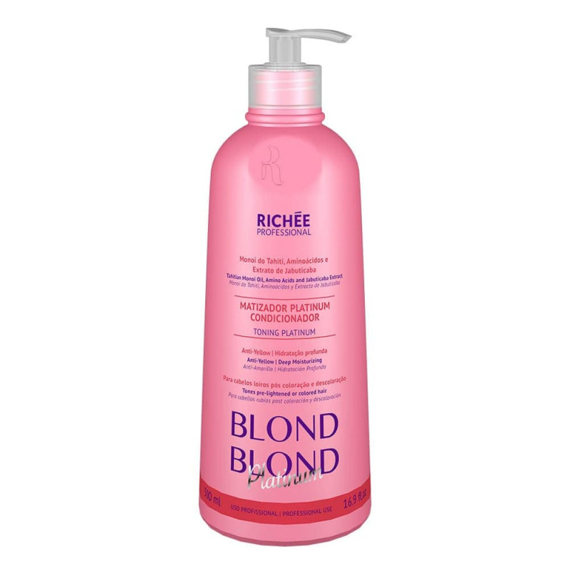 Richée Blond Blond Matizador Platinum Condicionador 500ml