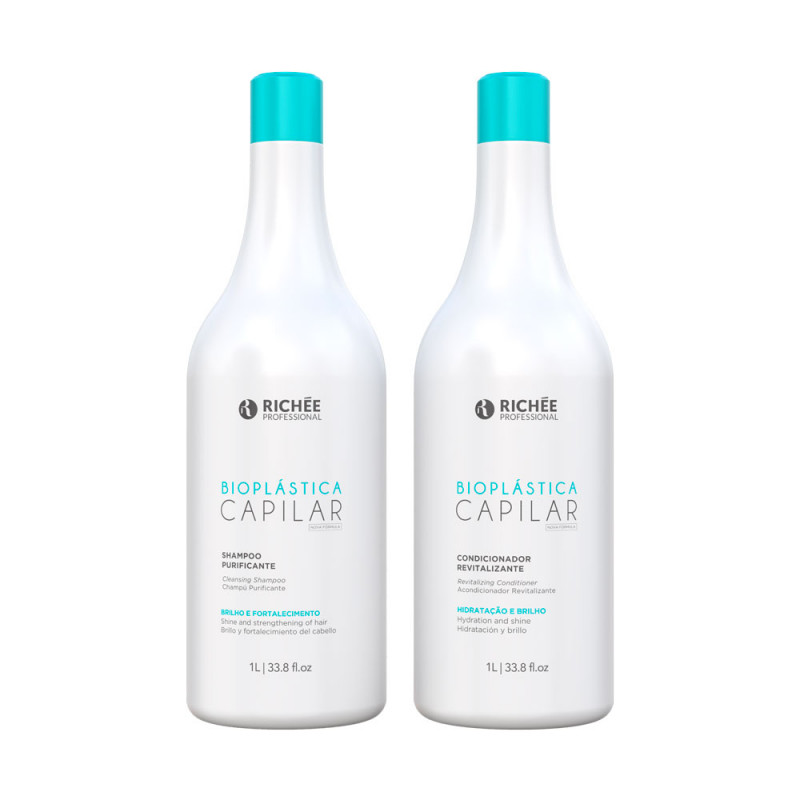 Richée Bioplástica Kit Shampoo e Condicionador Profissional (2x1L)