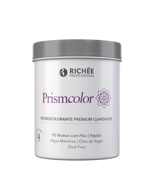 Richée Prismcolor Pó Descolorante Premium Clareador Branco com Plex Rápido 300g