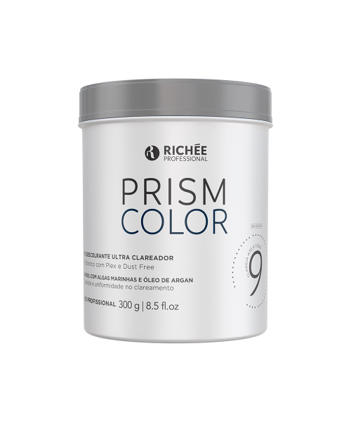 Richée Prismcolor Pó Descolorante Premium Clareador Branco com Plex Rápido 300g